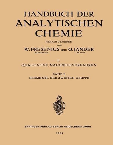 Elemente der zweiten Gruppe Beryllium · Magnesium · Calcium · Strontium · Barium · Ƶink · Cadmium · Quecksilber