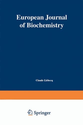 European journal of biochemistry