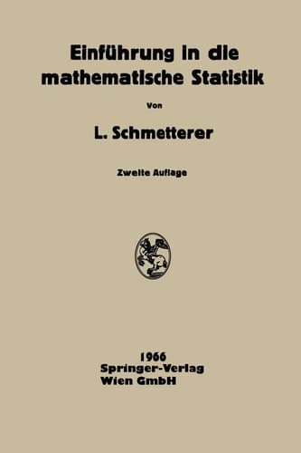 Einführung in Die Mathematische Statistik (German Edition)