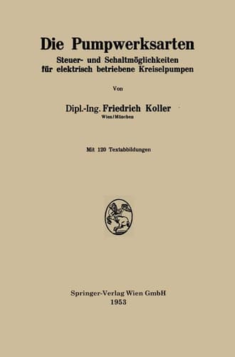 Die Pumpwerksarten Steuer- und Schaltmöglichkeiten für alektrisch betriebene Kreiselpumpen