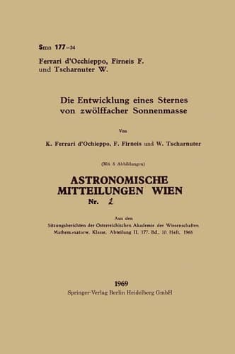 Die Entwicklung eines Sternes von zwölffacher Sonnenmasse (German Edition)