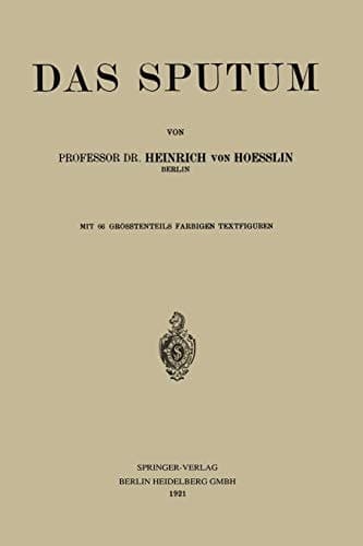 Das Sputum (German Edition)