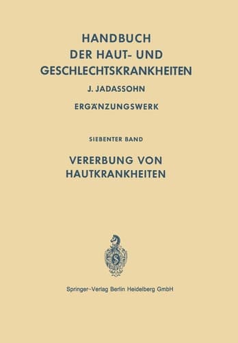 Handbuch der Haut- und Geschlechtskrankheiten