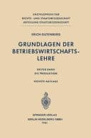 Grundlagen der Betriebswirtschaftslehre Die Produktion