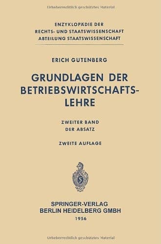 Grundlagen der Betriebswirtschaftslehre Der Absatz