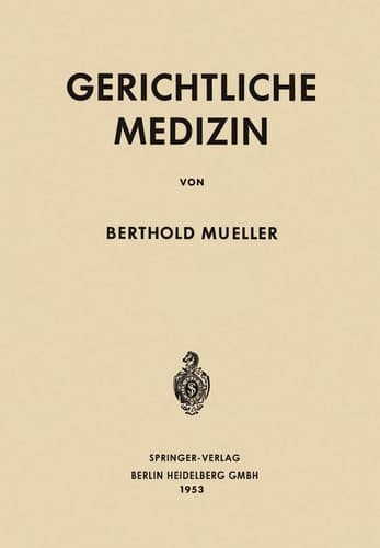 Gerichtliche Medizin (German Edition)