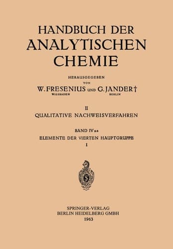 Elemente der Vierten Hauptgruppe I: Kohlenstoff · Silicium