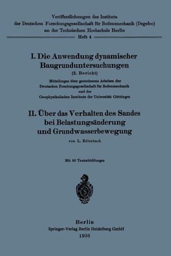 Die Anwendung dynamischer Baugrunduntersuchungen