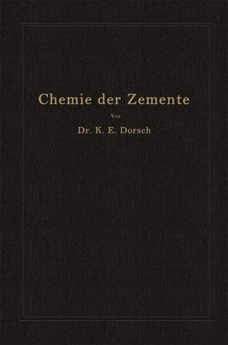 Chemie der Zemente (Chemie der hydraulischen Bindemittel)