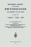 Über die physiologischen Wirkungen der Muskelextraktivstoffe Über die physiologischen Wirkungen des Karnosins