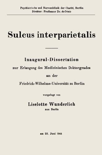 Sulcus interparietalis (German Edition)