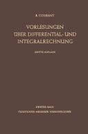 Vorlesungen über Differential- und Integralrechnung Zweiter Band Funktionen Mehrerer Veränderlicher