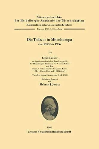 Die Tollwut in Mitteleuropa von 1953 bis 1966