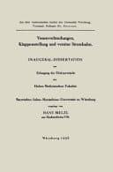 Inaugural-Dissertation Zur Erlangung der Doktorwürde der Hohen Medizinischen Fakultät Bayerischen Julius-Maximilians-Universität zu Würzburg
