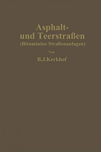 Asphalt- und Teerstraßen Bituminöse Straßenanlagen
