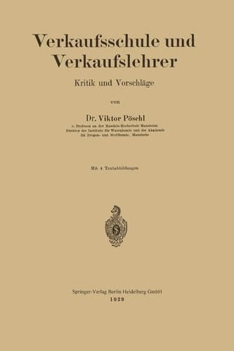 Verkaufsschule und Verkaufslehrer Kritik und Vorschläge