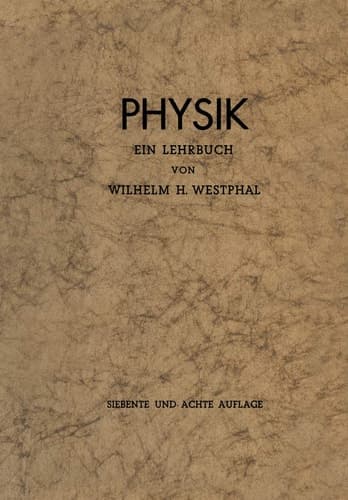 Physik Ein Lehrbuch