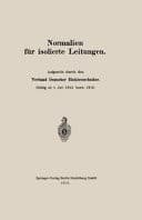 Normalien für isolierte Leitungen
