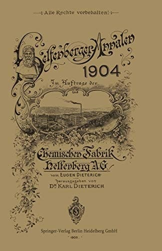 Helfenberger Annalen 1904 Band XVII