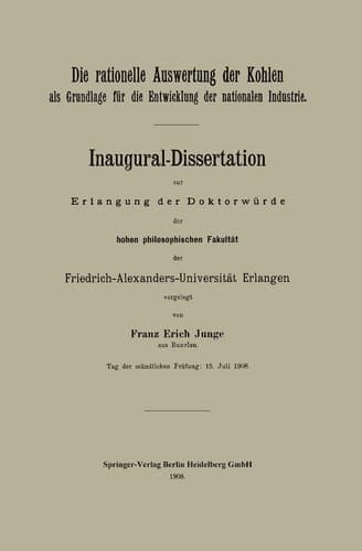 Die Rationalisierung im Deutschen Werkzeugmaschinenbau Dargestellt an der Entwicklung der Ludw. Loewe & Co. A.-G., Berlin