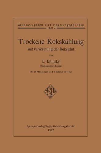 Trockene Kokskühlung mit Verwertung der Koksglut