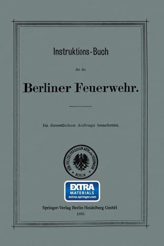 Instruktions-Buch für die Berliner Feuerwehr