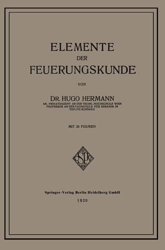 Elemente der Feuerungskunde