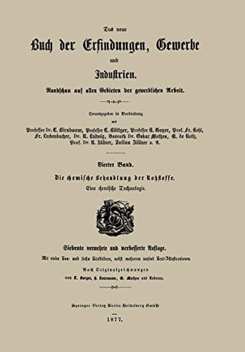 Die chemische Behandlung der Rohstoffe Eine chemische Technologie