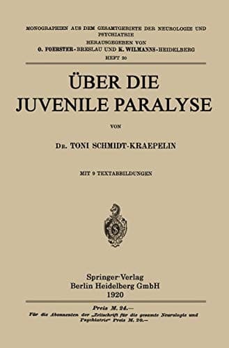 Über die Juvenile Paralyse