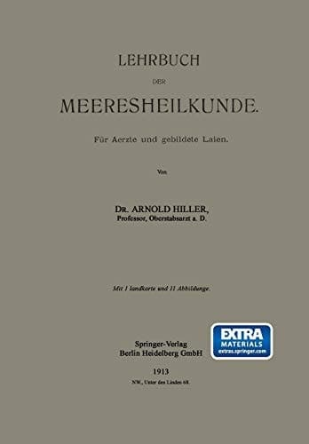 Lehrbuch der Meeresheilkunde: Für Aerzte und gebildete Laien (German Edition)