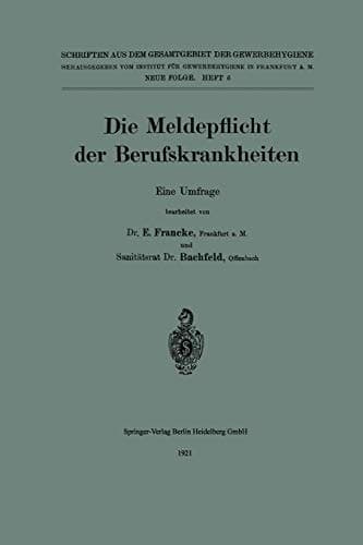 Die Meldepflicht der Berufskrankheiten Eine Umfrage