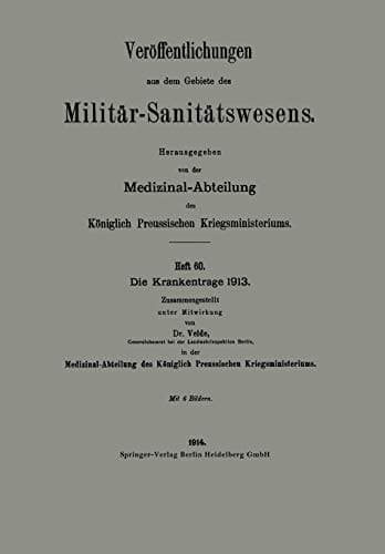 Die Krankentrage 1913
