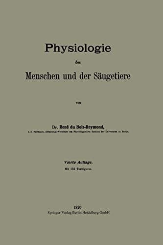 Physiologie des Menschen und der Säugetiere (German Edition)