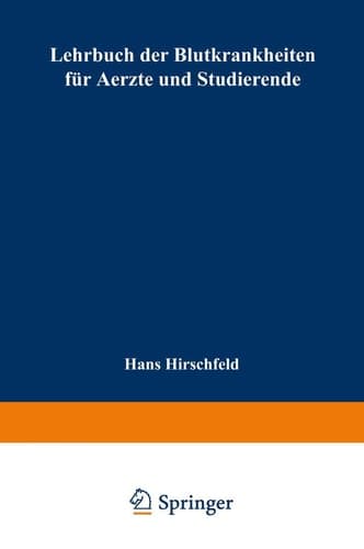 Lehrbuch der Blutkrankheiten für Aerzte und Studierende (German Edition)