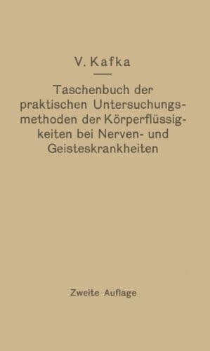 Taschenbuch der praktischen Untersuchungsmethoden der Körperflüssigkeiten bei Nerven- und Geisteskrankheiten (German Edition)