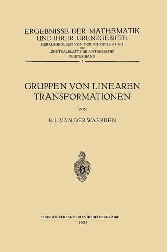 Gruppen von Linearen Transformationen