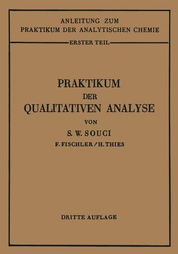 Praktikum der qualitativen Analyse