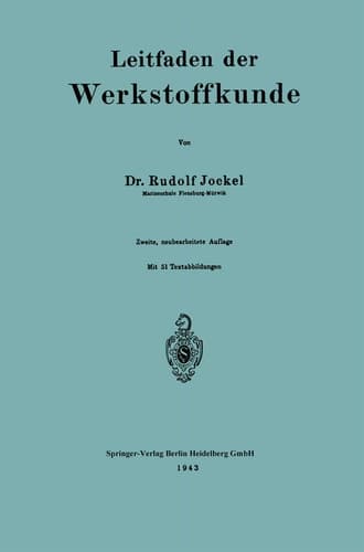 Leitfaden der Werkstoffkunde
