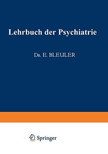 Lehrbuch der Psychiatrie