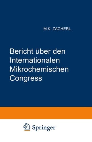 Bericht über den I. Internationalen Mikrochemischen Congress Graz, 2.–6. Juli 1950