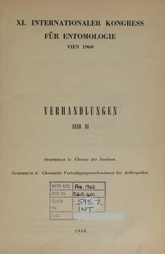 XIth International Astronautical Congress Stockholm 1960 / XI. Internationaler Astronautischer Kongress / XIe Congrès International D’Astronautique Proceedings Vol. III Third Colloquium on the Law of Outer Space