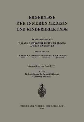 Die Beeinflussung der Darmmotilität durch Abführ- und Stopfmittel
