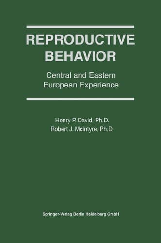 Reproductive Behavior Central and Eastern European Experience