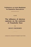 The influence of electron captures on the contours of Fraunhofer lines