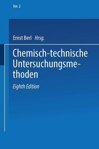 Chemisch-technische Untersuchungsmethoden