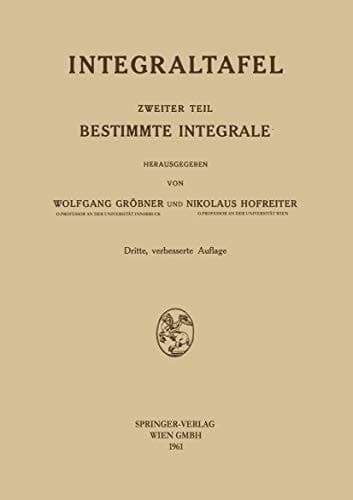 Bestimmte Integrale