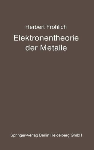 Elektronentheorie der Metalle
