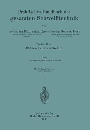 Elektrische Schweißtechnik