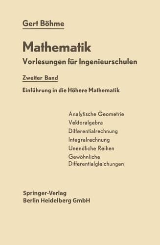 Einführung in die Höhere Mathematik Mathematik