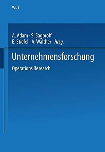 Unternehmensforschung Operations Research